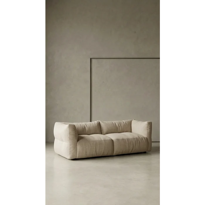 All Weather Outdoor beige loungebank 3 zits