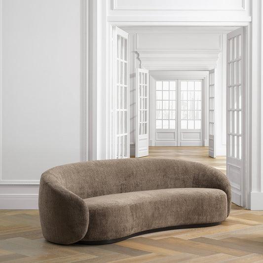 Amore | Luxe Bruine Sofa met Slanke Zwarte Basis | Comfortabel en Duurzaam 2