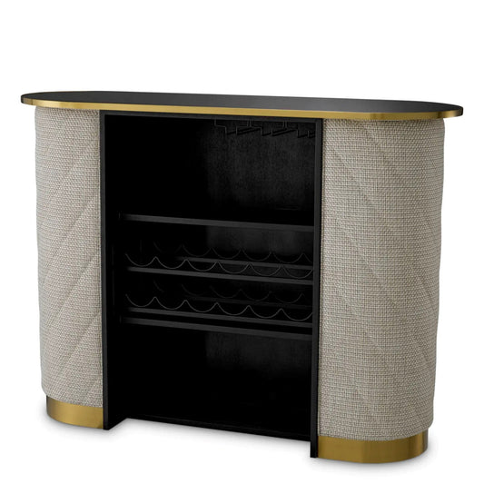 Barmeubel | Luxe Bar Matthew Forrester met Comfortabele Stof | Elegante Aanwinst voor Stijlvolle Ruimtes 3