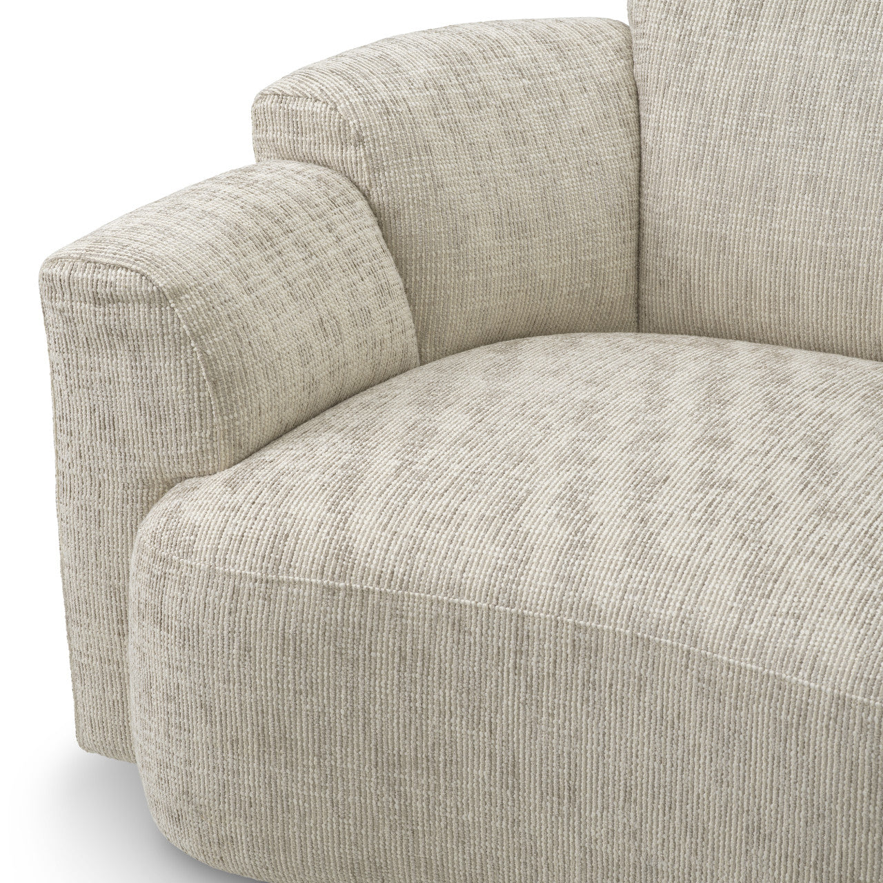 Marbella | Draaifauteuil met Draaifunctie en Glad Stoffen Afwerking | Stijlvolle Zitoptie voor Comfort en Design 7