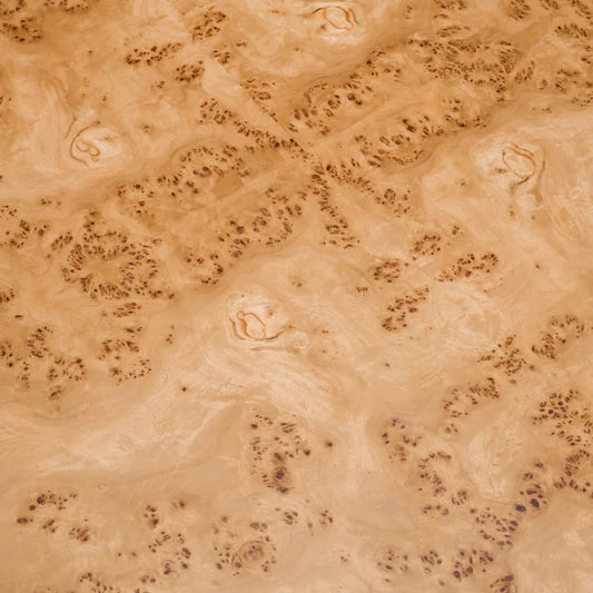 Quinton | Bijzettafel van Lichtbruin Mappa-Wortelfineer met Elegante Afwerking | Perfect voor Elk Interieur 0