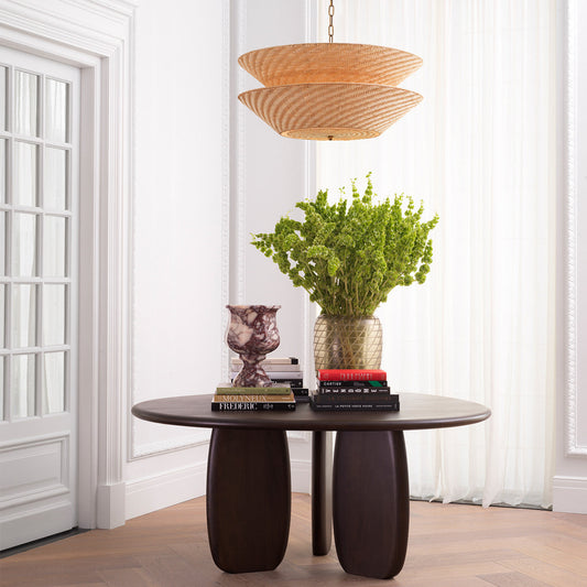 Windsor | Eettafel van Massief Mahoniehout met Diepe Koffieafwerking | Tijdloos Design voor Elegante Eetruimtes 2