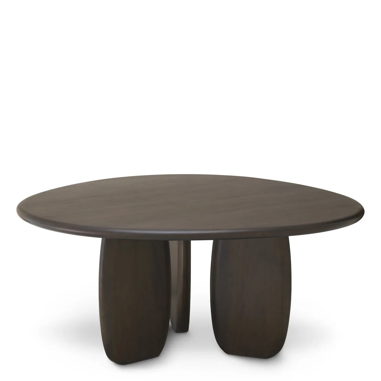 Windsor | Eettafel van Massief Mahoniehout met Diepe Koffieafwerking | Tijdloos Design voor Elegante Eetruimtes