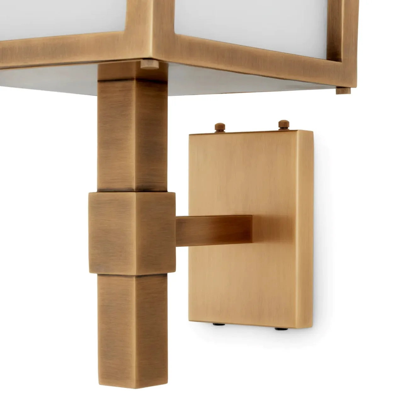 Buiten Wandlamp | Gouden Afwerking met Robuust Metaal voor Sfeervolle Verlichting