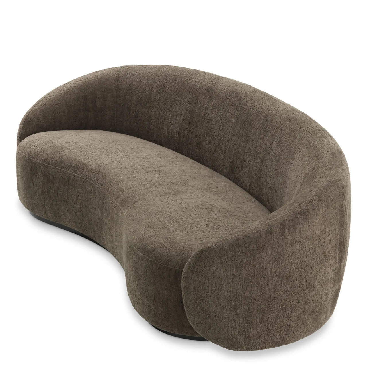 Amore | Luxe Bruine Sofa met Slanke Zwarte Basis | Comfortabel en Duurzaam