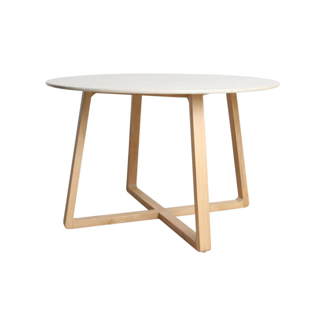 Elegante Ronde Eettafel met Marmeren Tafelblad - Ø 120 cm voor Stijlvolle Eetervaring 0