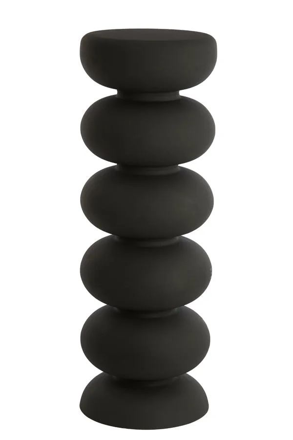 Stijlvolle Zwarte Zuil van 100cm met Stevige Constructie | Perfect voor Elke Interieurdecoratie