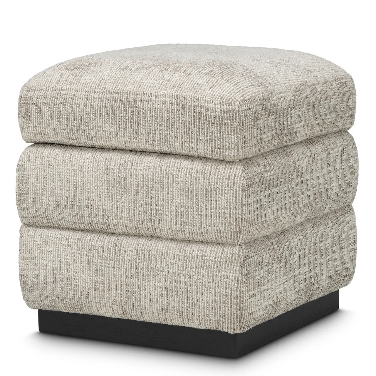 Luxe Poef met Opbergruimte in Stijlvol Beige | Comfortabele Zitting voor Elk Interieur