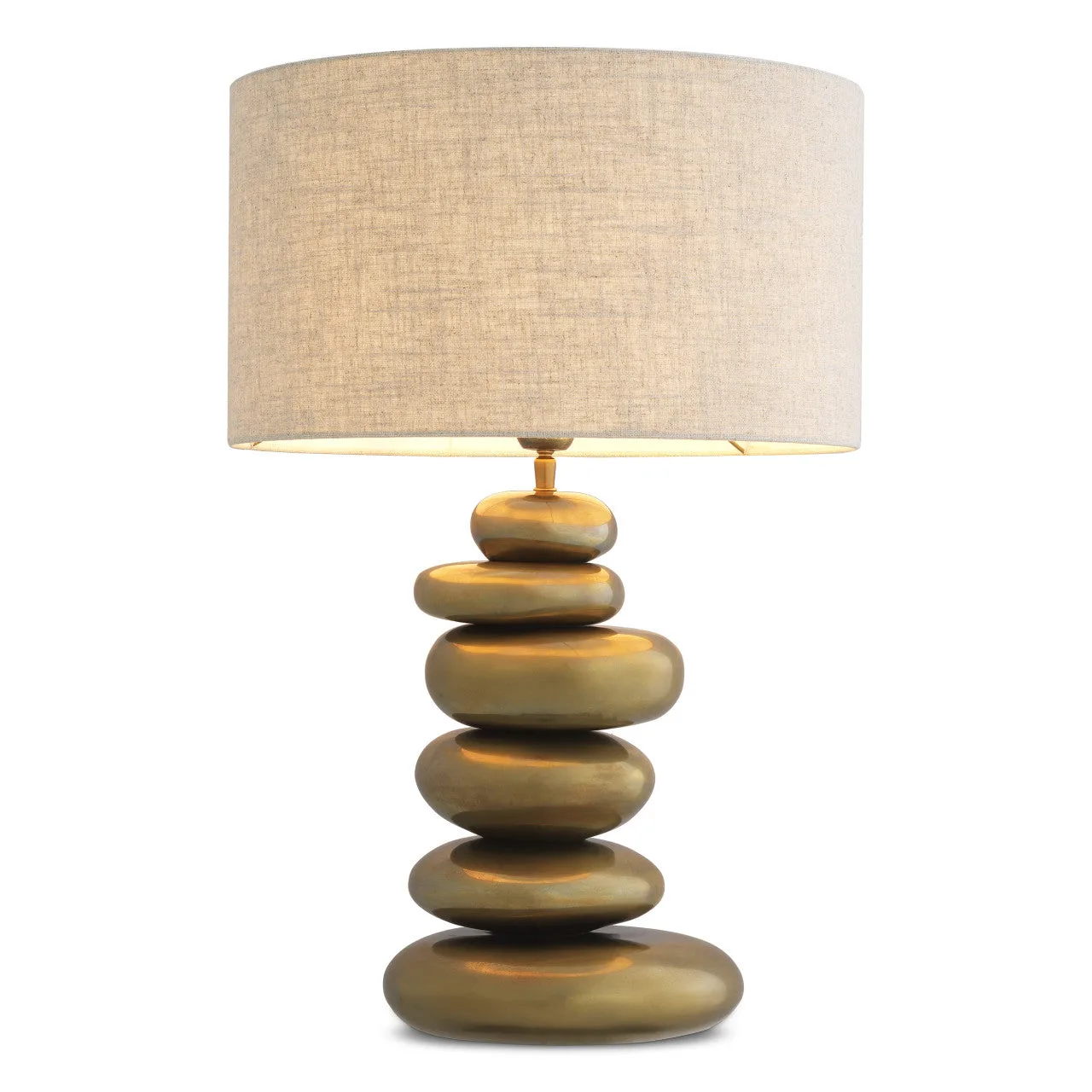 Kallisto | Tafellamp met Vintage Messing Afwerking voor Elegante Verlichting
