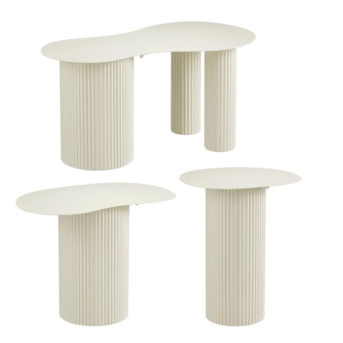 Bijzettafel Lux Gebroken wit