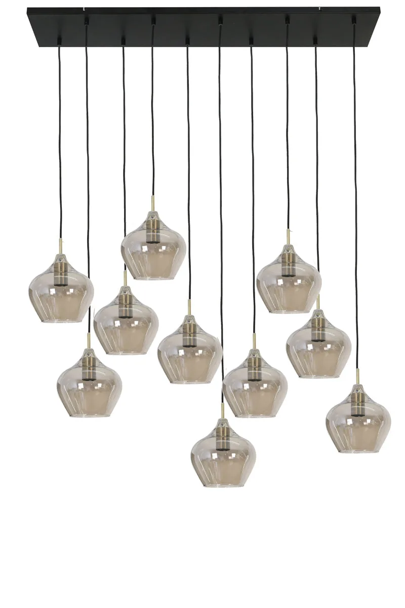 Hanglamp RAKEL | Brons Eettafel Lamp met Elegante Ontwerp | Perfect voor Woonkamer en Slaapkamer