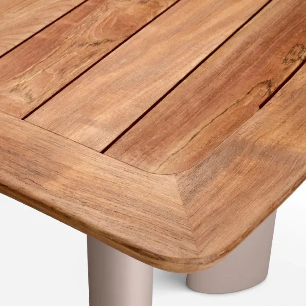 Osario | Outdoor Eettafel van Teakhout met Tijdloos Ontwerp | Duurzaam Meubel voor Buiten