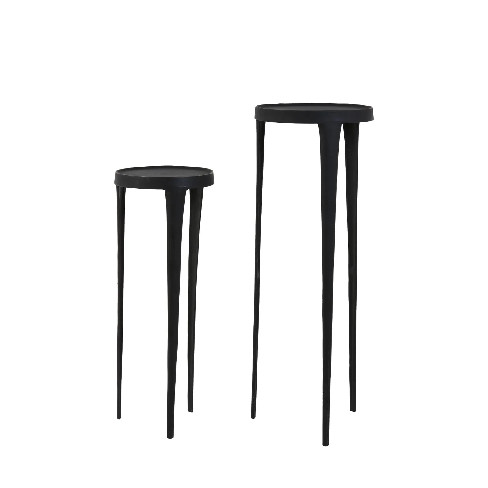 Bijzettafel met Modern Design in Zwart - Ø35cm voor Stijlvolle Interieurs
