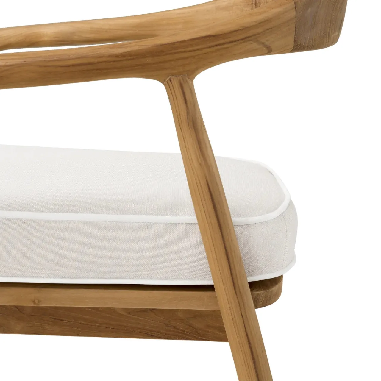 Eetkamerstoel Beale | Outdoor Teakhouten Stoel met Luxe Afwerking | Comfortabel en Stijlvol voor Buiten