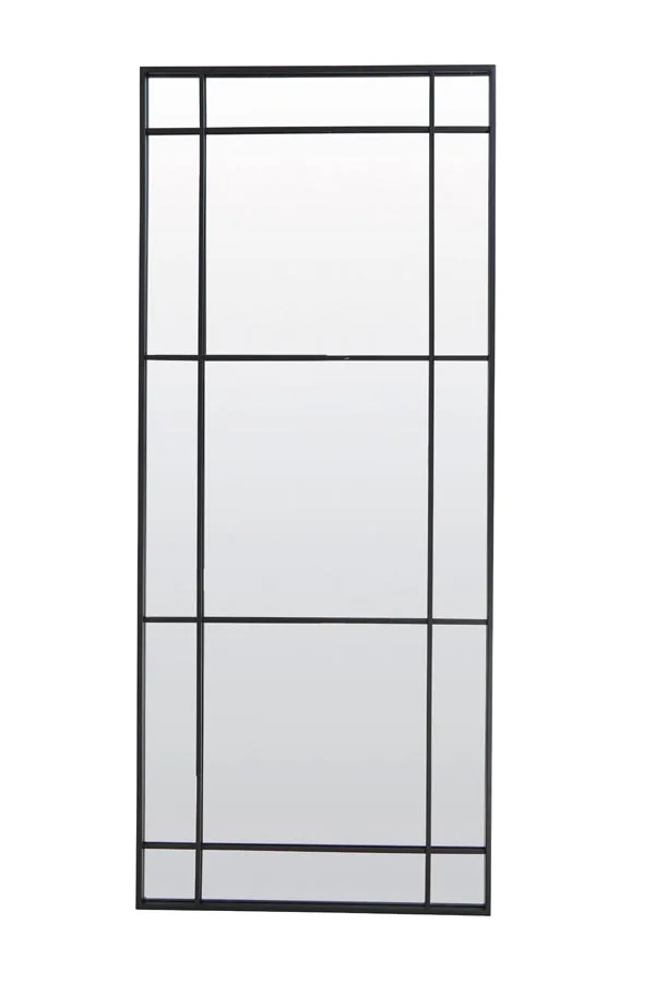 Elegante Zwarte Spiegel 77x183cm met Duurzaam Glas | Perfect voor Elk Interieur