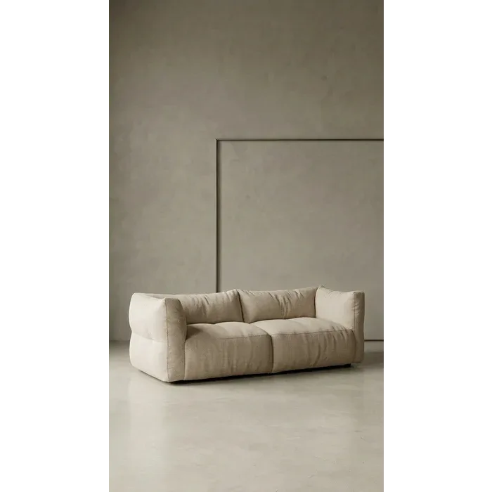 All Weather Outdoor beige loungebank 3 zits