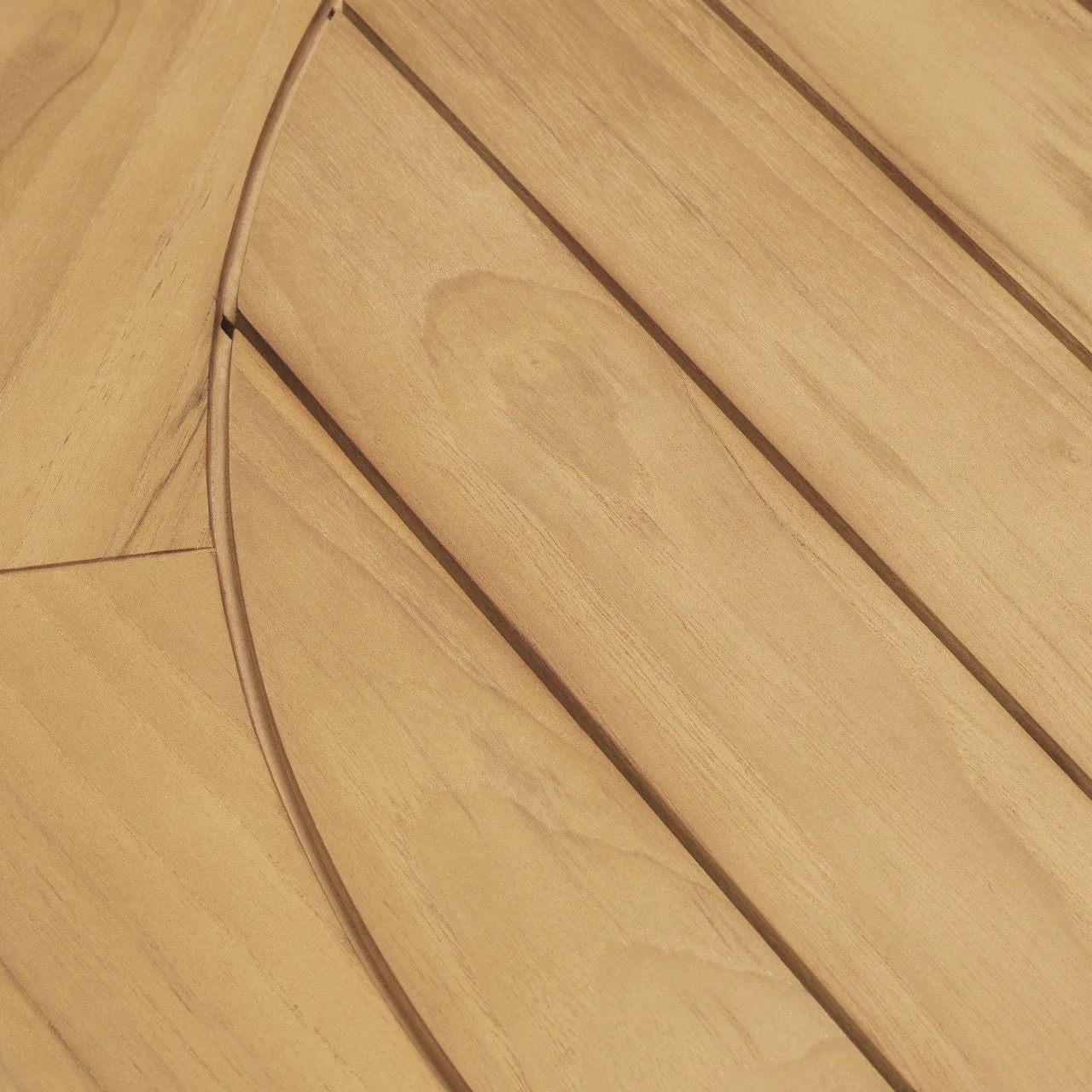 Weston | Teak Outdoor Salontafel met Organische Nerf | Tijdloze Luxe voor Elke Tuin