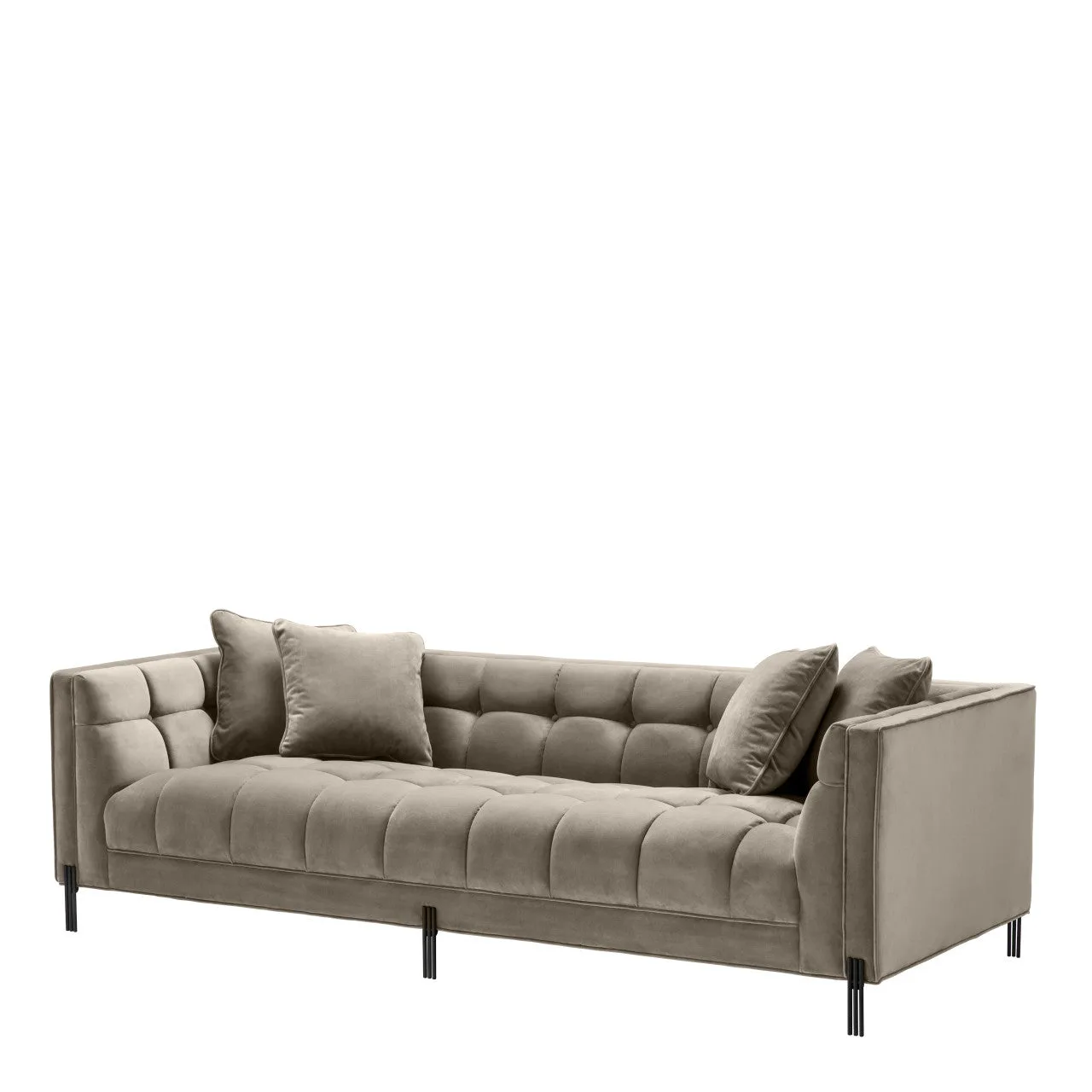 Sienna | Luxe Grijze Sofa met T-vormige Rugleuning | Comfortabel en Stijlvol voor Elke Woonruimte