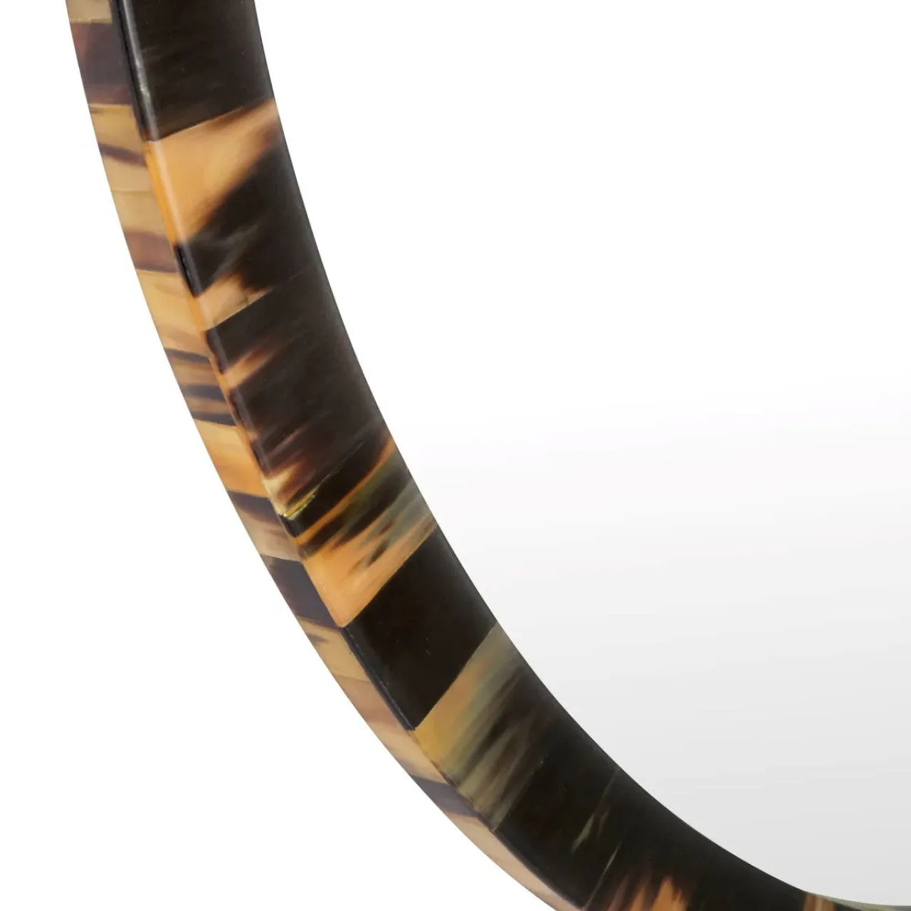 Luxe Wandspiegel | Grote Ronde Spiegel met Gouden Accenten | Elegante Decoratie voor Elke Ruimte