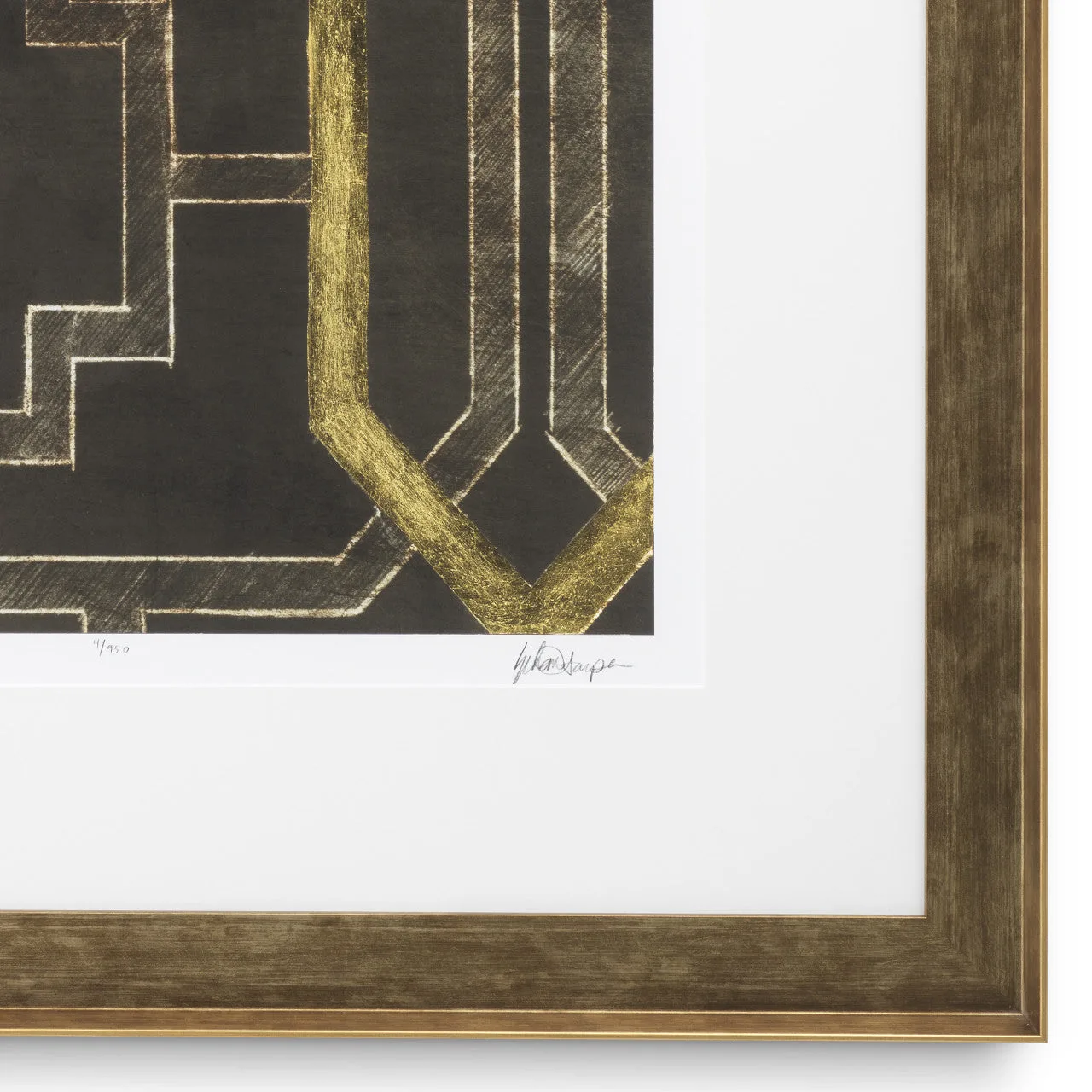 Ethan Harper | Set van 2 Trellispatroon Prints met Verfijnd Ontwerp | Elegante Wanddecoratie voor Interieur