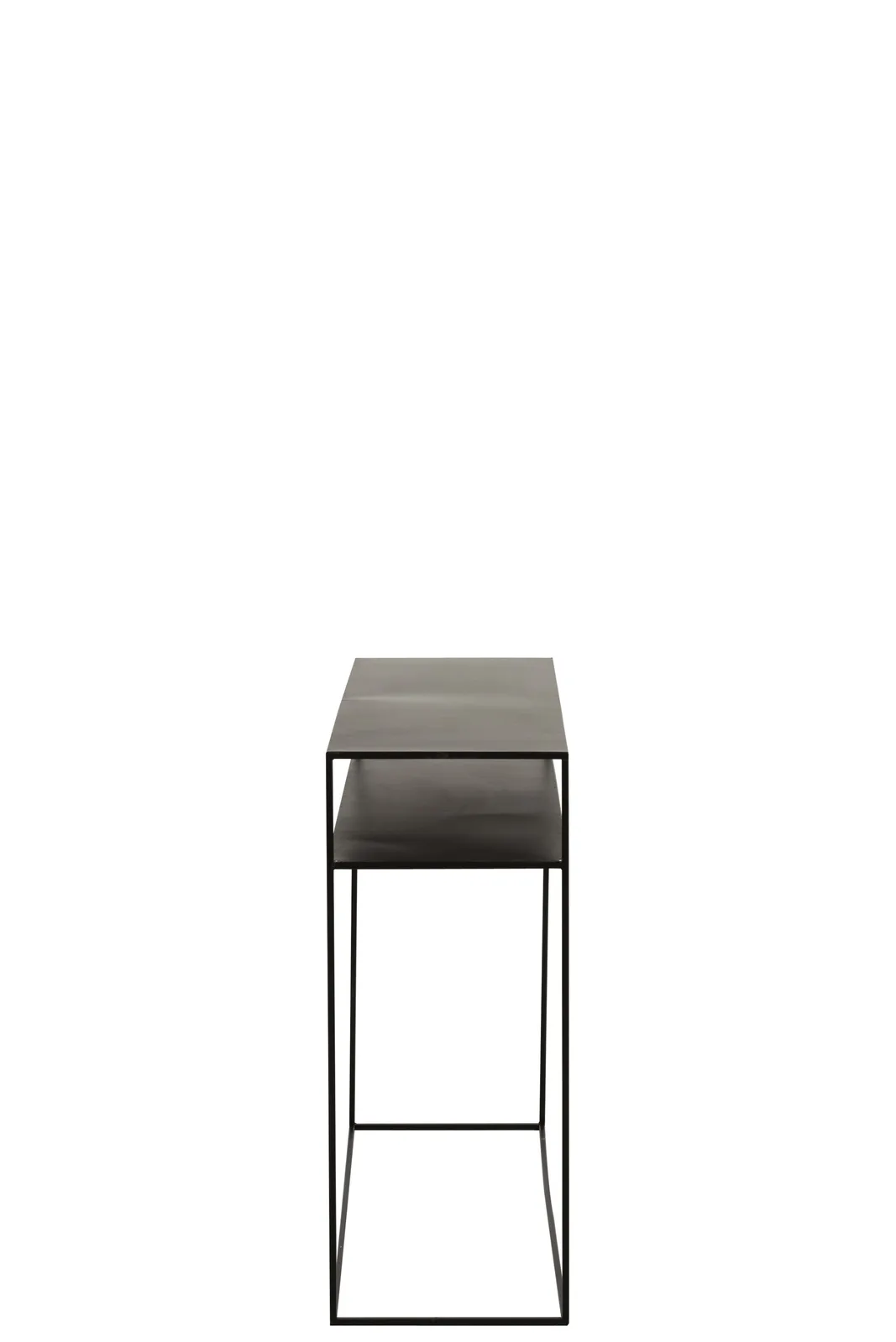 Rechthoekige Console Tafel | Stijlvol Metaal met 2 Planken | Perfecte Oplossing voor Organisatie