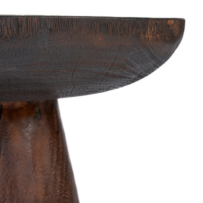 The Cone Alone bijzettafel - donker walnoot