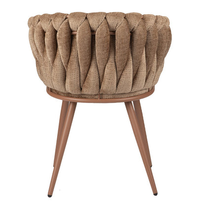 Golfstoel karamel (set van 2)