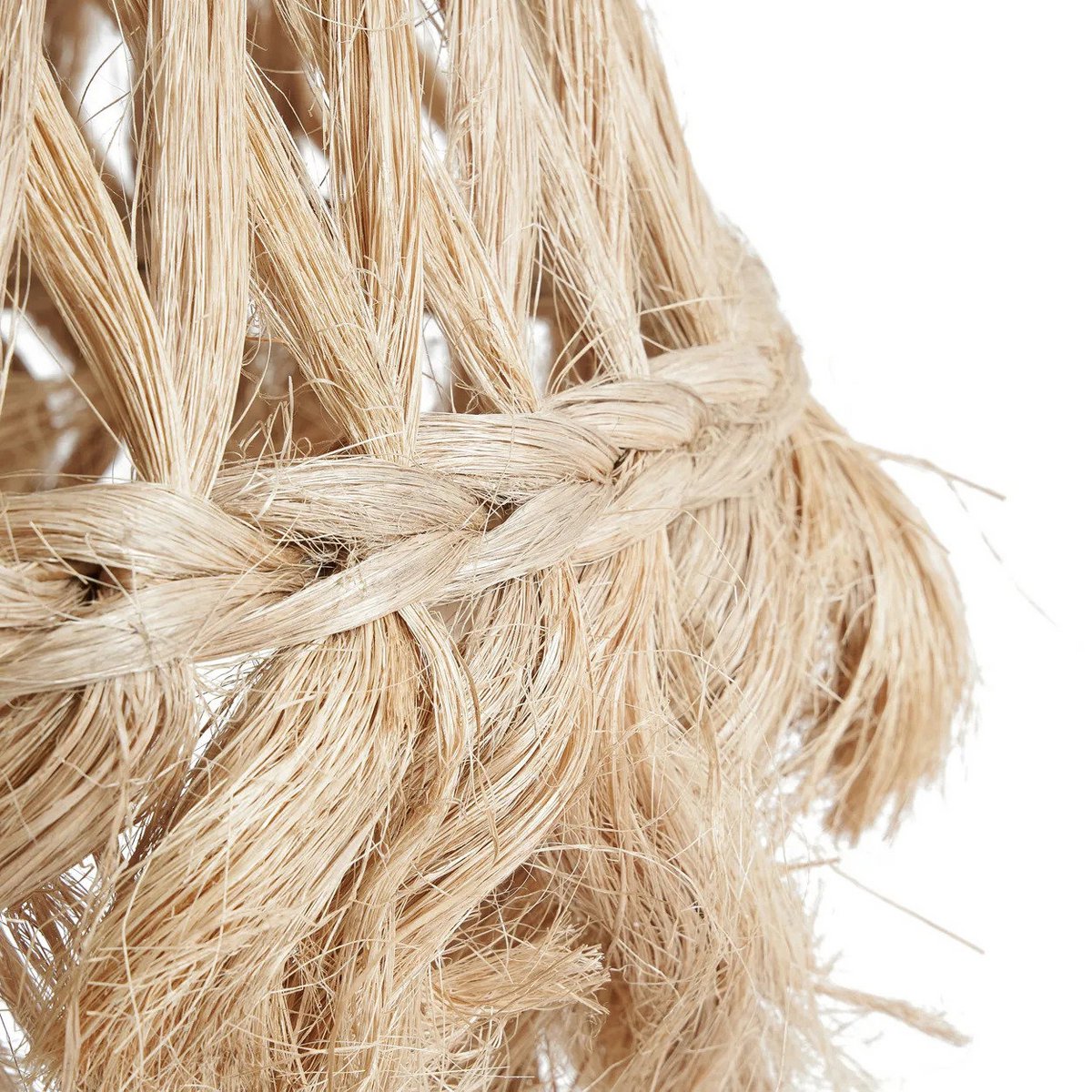 De Abaca Jelly Fish-hanger - Naturel - L