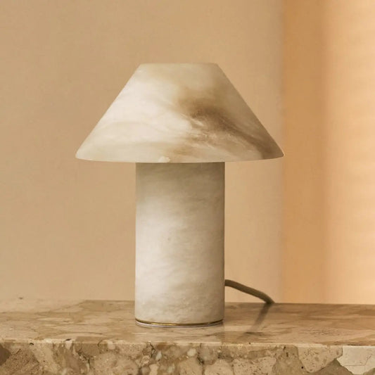 Eleonora Stijlvolle Albasten Lamp | Uniek ontwerp met zachte gloed