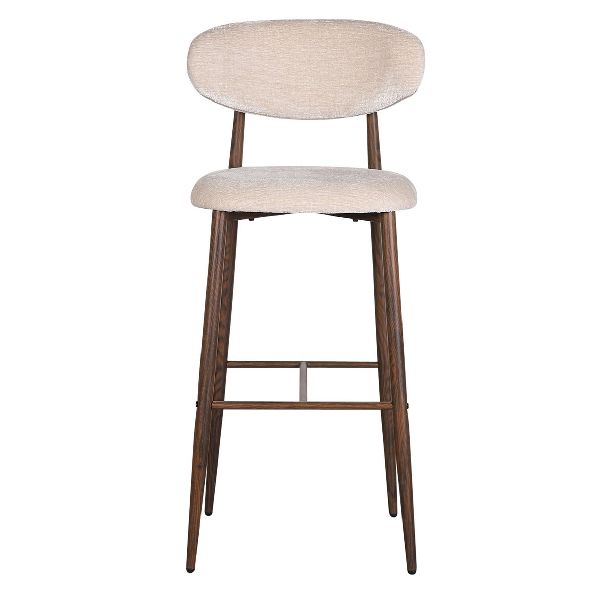 Japandi Bar Chair Tan (set van 2)