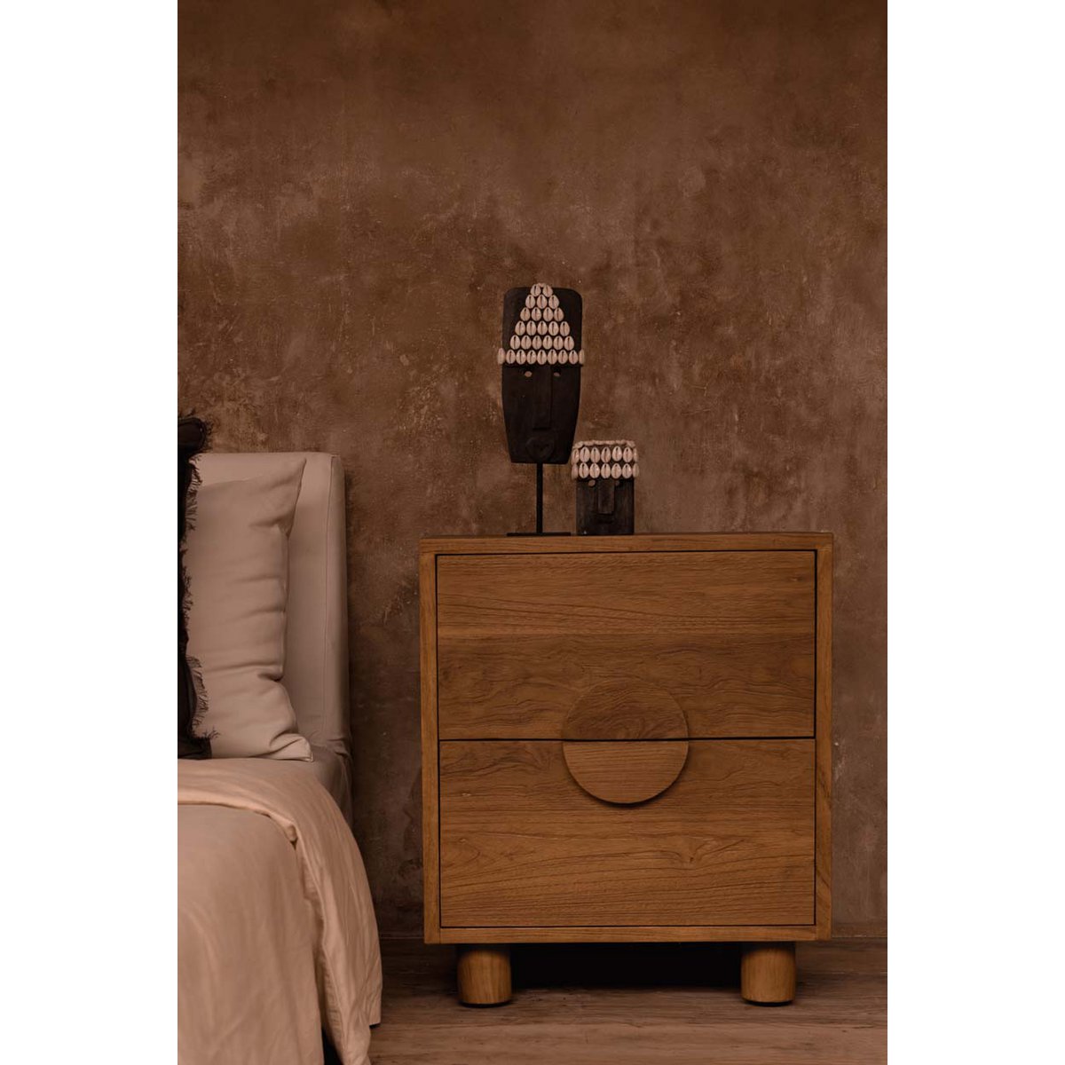 Het Eclipse Nachtkastje - Naturel