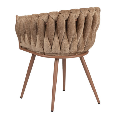 Golfstoel karamel (set van 2)
