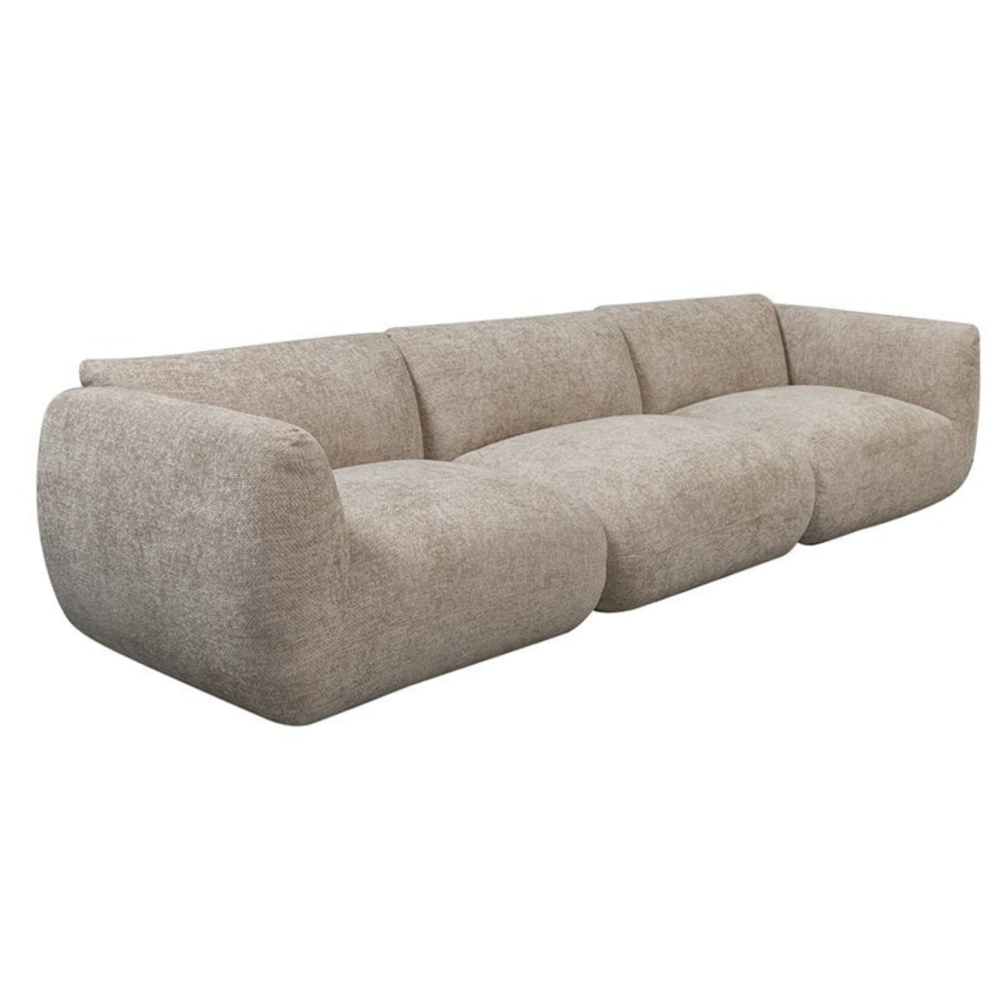 Amsterdam | 4-Zits Bank Latte met Comfortabele Kussens | Tijdloos Design voor Luxe Woonkamers 0