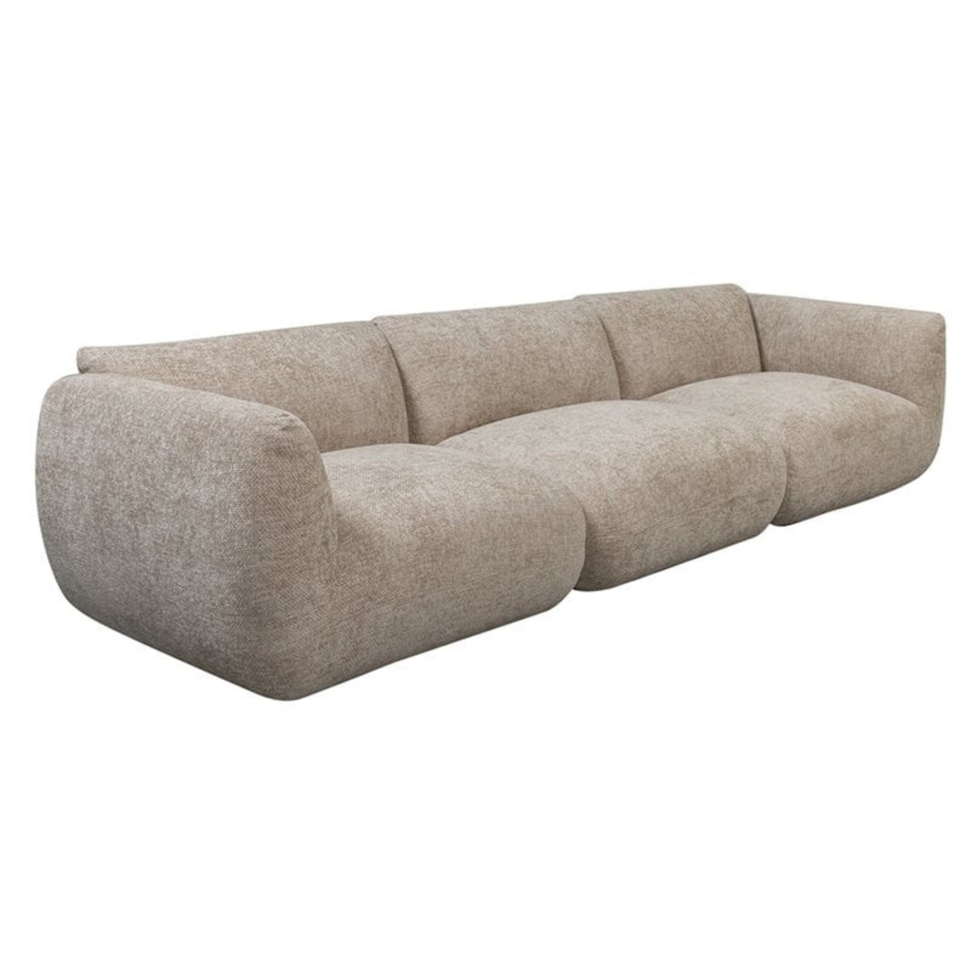 Amsterdam | 4-Zits Bank Latte met Comfortabele Kussens | Tijdloos Design voor Luxe Woonkamers 0
