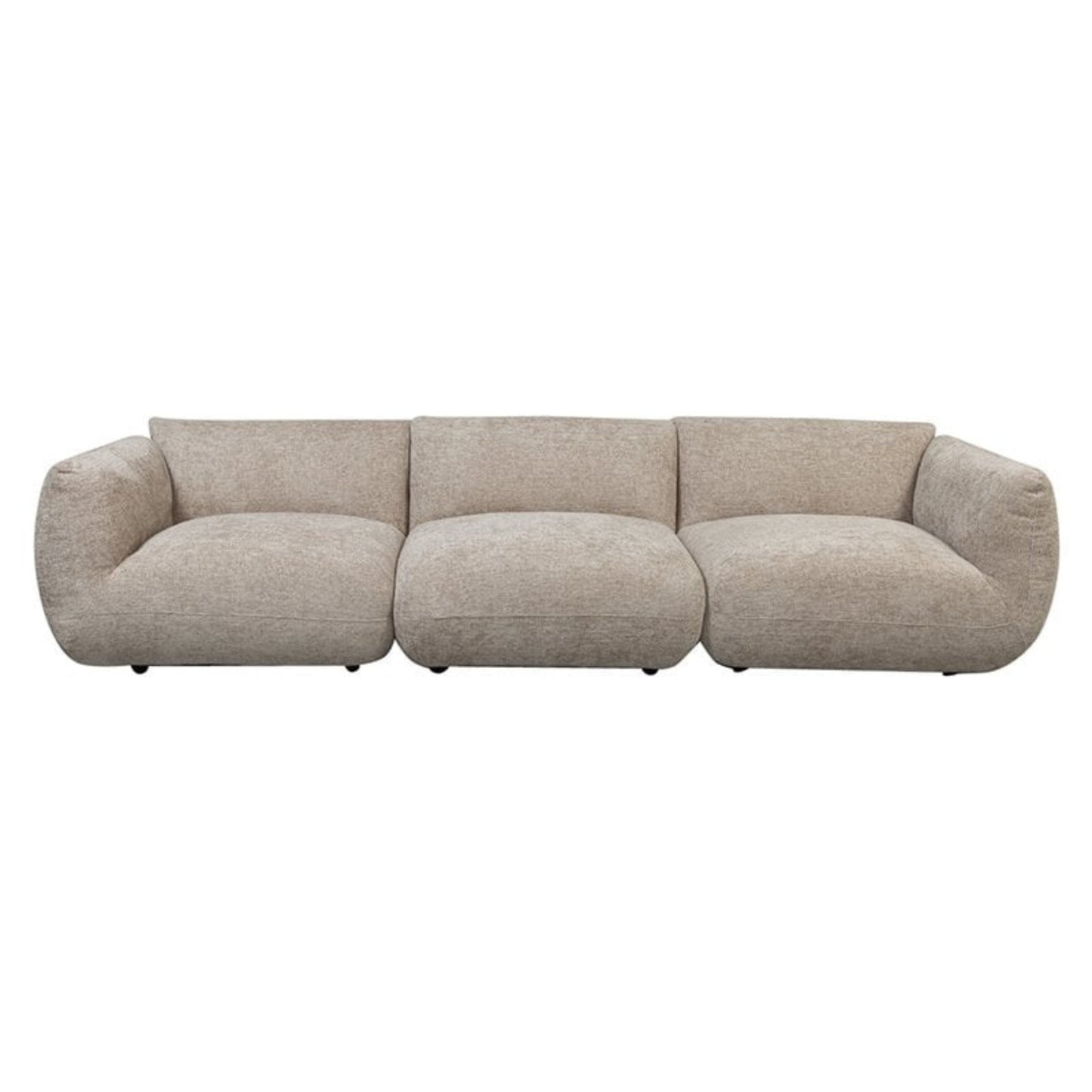 Amsterdam | 4-Zits Bank Latte met Comfortabele Kussens | Tijdloos Design voor Luxe Woonkamers 2