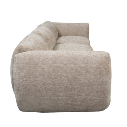 Amsterdam | 4-Zits Bank Latte met Comfortabele Kussens | Tijdloos Design voor Luxe Woonkamers 4