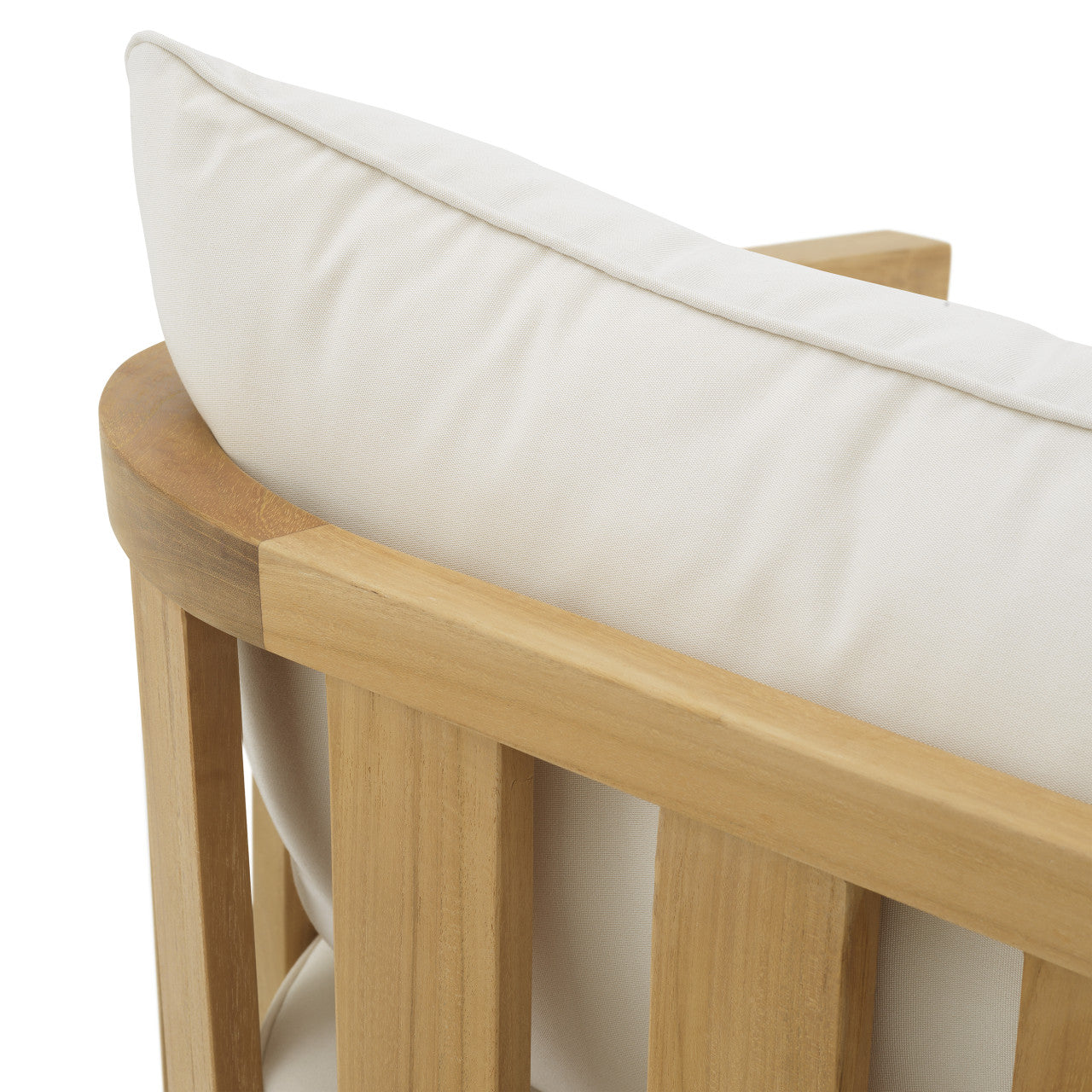 Aruba | Buitenfauteuil van Teak met Weerbestendige Kussens | Elegant Ontwerp voor Comfortabel Buitenleven 8