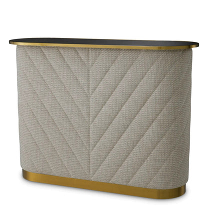 Barmeubel | Luxe Bar Matthew Forrester met Comfortabele Stof | Elegante Aanwinst voor Stijlvolle Ruimtes 1