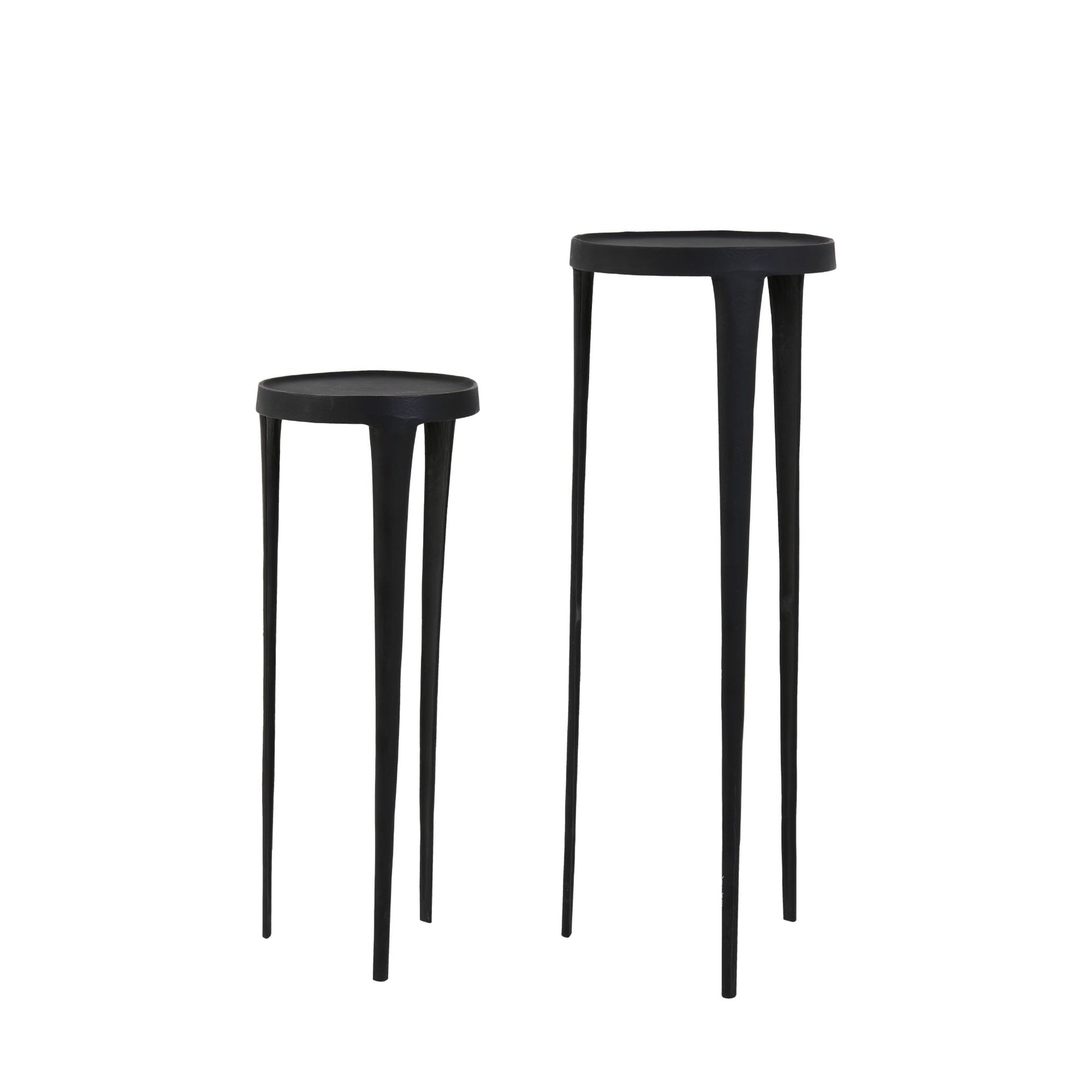 Bijzettafel met Modern Design in Zwart - Ø35cm voor Stijlvolle Interieurs 0