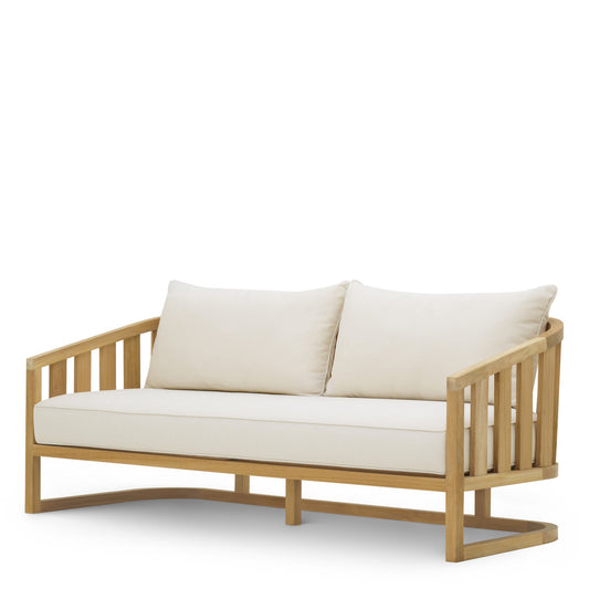 Buitenbank | Teak Outdoor Sofa met Luxe Sunbrella Kussens | Elegante en Duurzame Bank voor Comfort in de Tuin 1