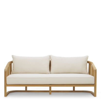 Buitenbank | Teak Outdoor Sofa met Luxe Sunbrella Kussens | Elegante en Duurzame Bank voor Comfort in de Tuin 3