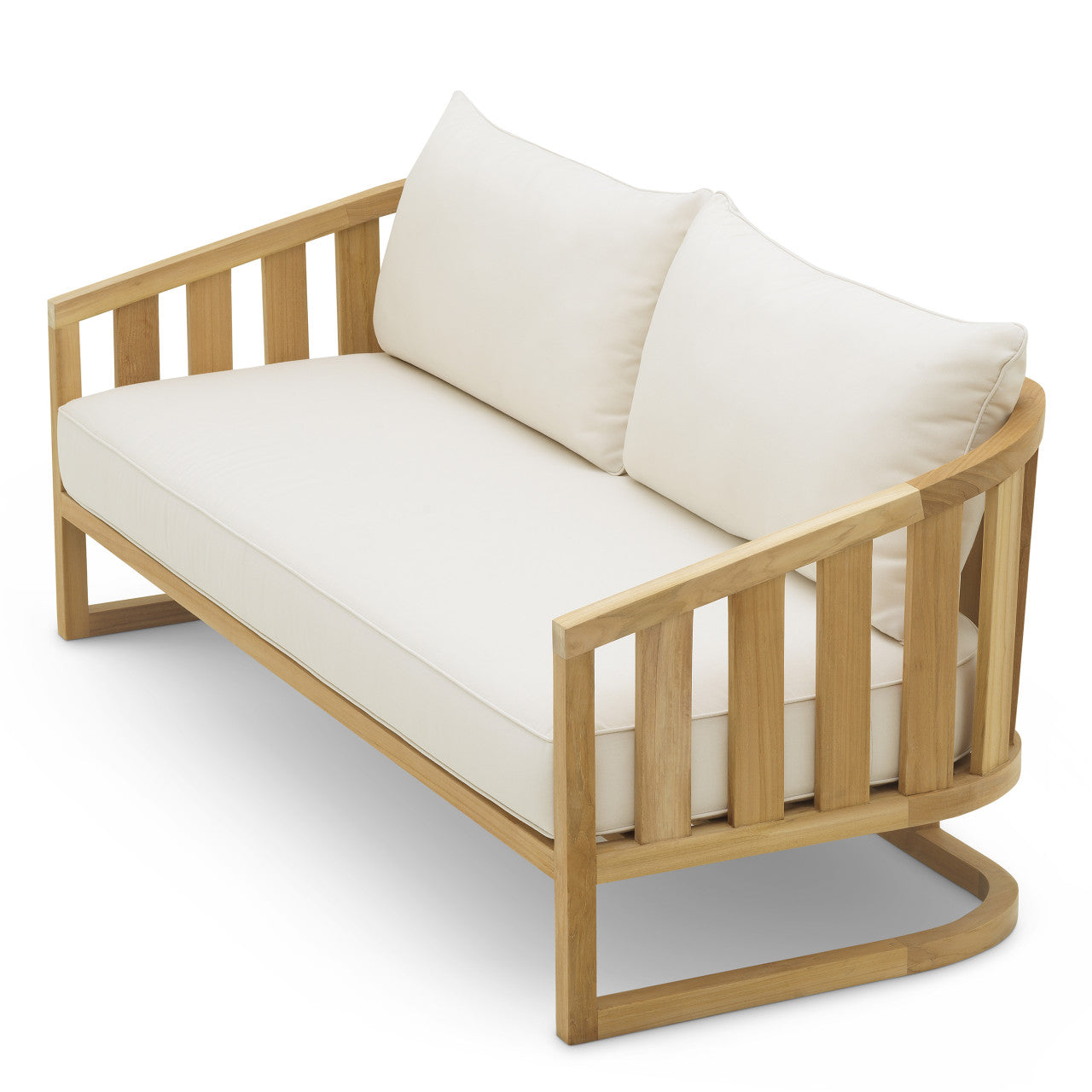 Buitenbank | Teak Outdoor Sofa met Luxe Sunbrella Kussens | Elegante en Duurzame Bank voor Comfort in de Tuin 4