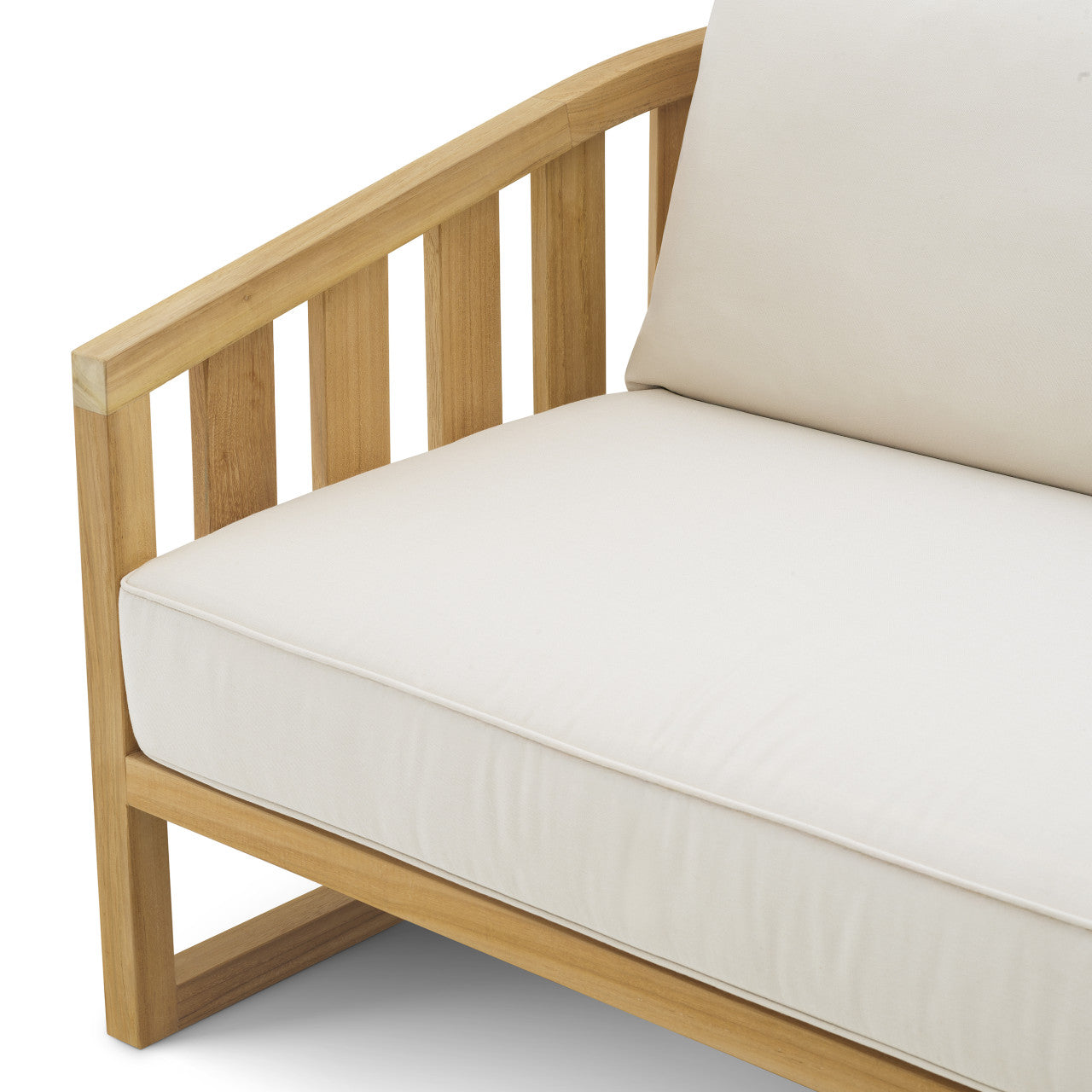 Buitenbank | Teak Outdoor Sofa met Luxe Sunbrella Kussens | Elegante en Duurzame Bank voor Comfort in de Tuin 6