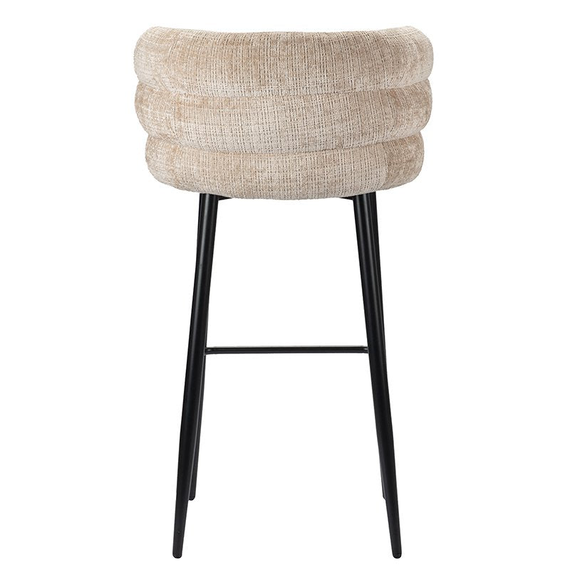 Cloud | Barstoel met Zachte Demping in Crème Kleur | Comfortabele Barkruk voor Elegant Interieur 5