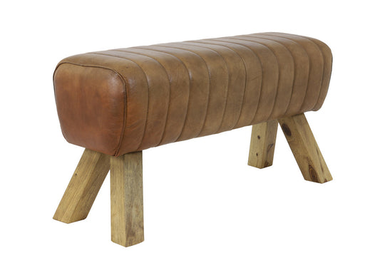 Compacte Bruine Bank met Stijlvol Ontwerp voor Kleine Ruimtes 0