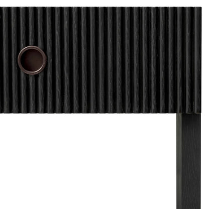 Dimitrios | Nachtkastje met Antracietgrijs Eikenfineer | Stijlvol en Ruimtebesparend 0