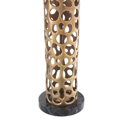 Dix | Tafellamp met Vintage Messing Afwerking en Marmeren Basis | Perfecte Verlichting voor Elk Interieur 6