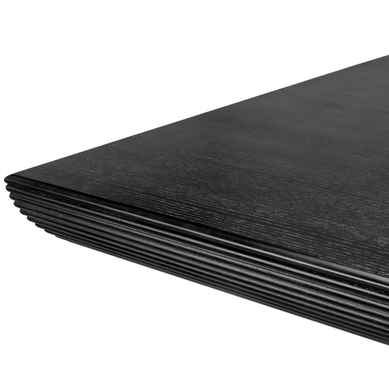 Eettafel Winston | Ronde Eettafel van Luxe Antracietgrijs Eikenfineer | Stijlvolle Tafel voor Elegante Eetruimtes 5