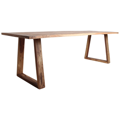 Eettafel | Rechthoekige Eettafel van FSC Gerecycled Teakhout met Tijdloos Design | Ruimte voor 4-6 Personen 0