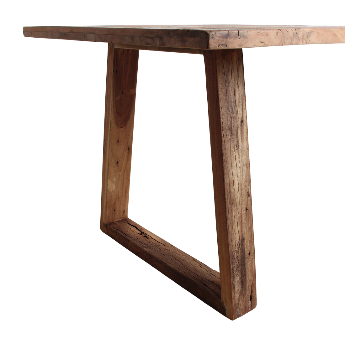 Eettafel | Rechthoekige Eettafel van FSC Gerecycled Teakhout met Tijdloos Design | Ruimte voor 4-6 Personen 2